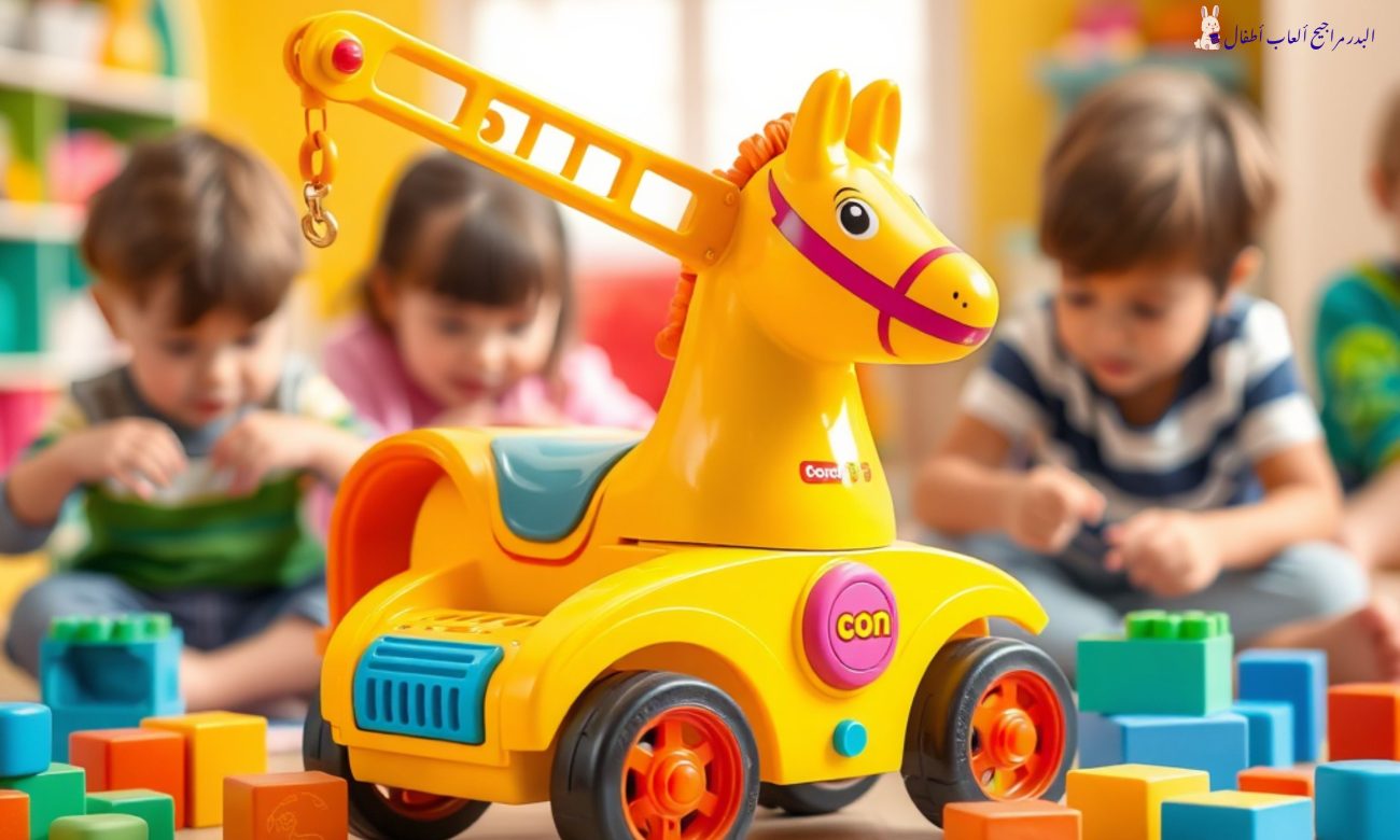 Shop the Best Yellow Horse Crane Toy for Kids – Perfect for Imaginative Play